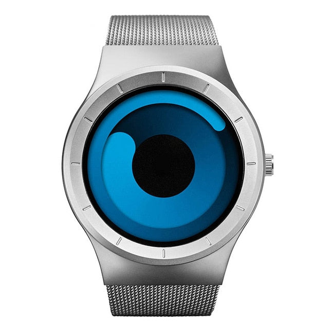 Men's Casual Party Watch. Cool Neon Quartz Steel Mesh Watch. WickedYo
